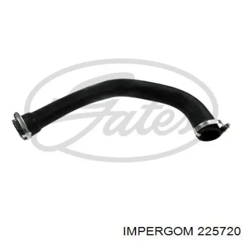 225720 Impergom tubo flexible de aire de sobrealimentación inferior izquierdo