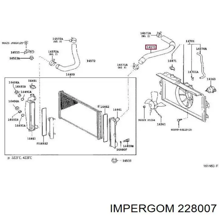 Comprar 98923 Metalcaucho Manguera superior del radiador