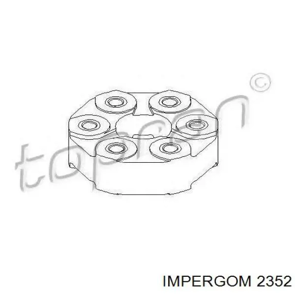 2352 Impergom articulación, árbol longitudinal, delantera/trasera