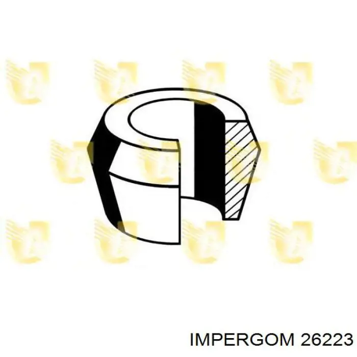 Silentblock amortiguador trasero 561199C100 Nissan/Infiniti