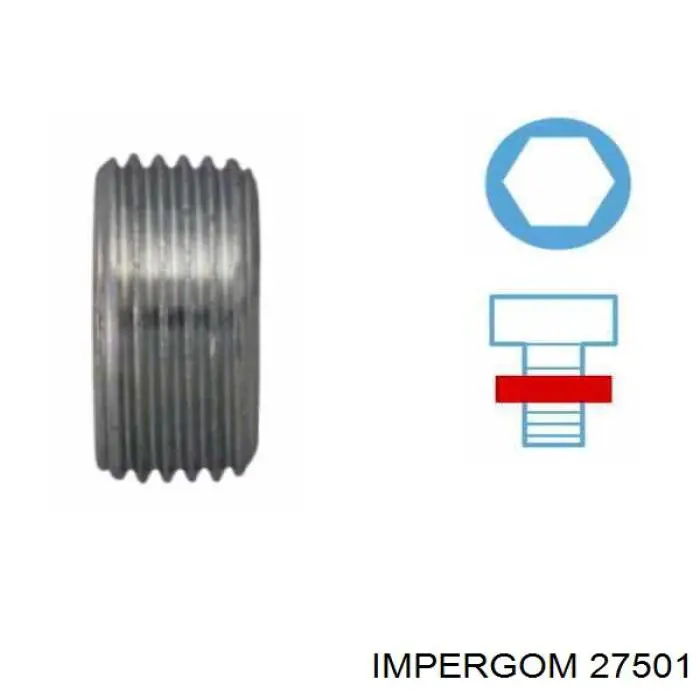 27501 Impergom soporte de motor derecho