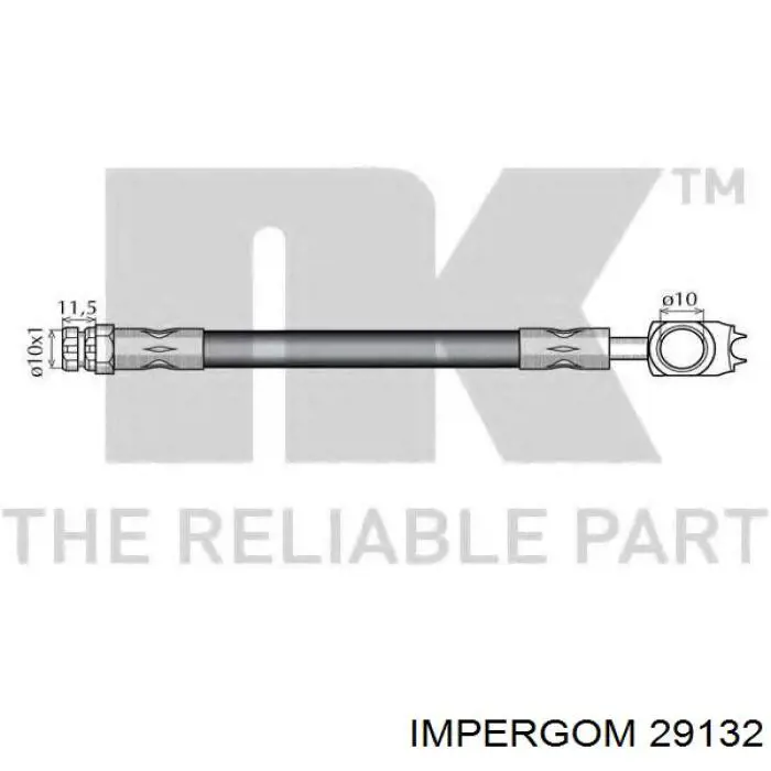 29132 Impergom Soporte amortiguador trasero