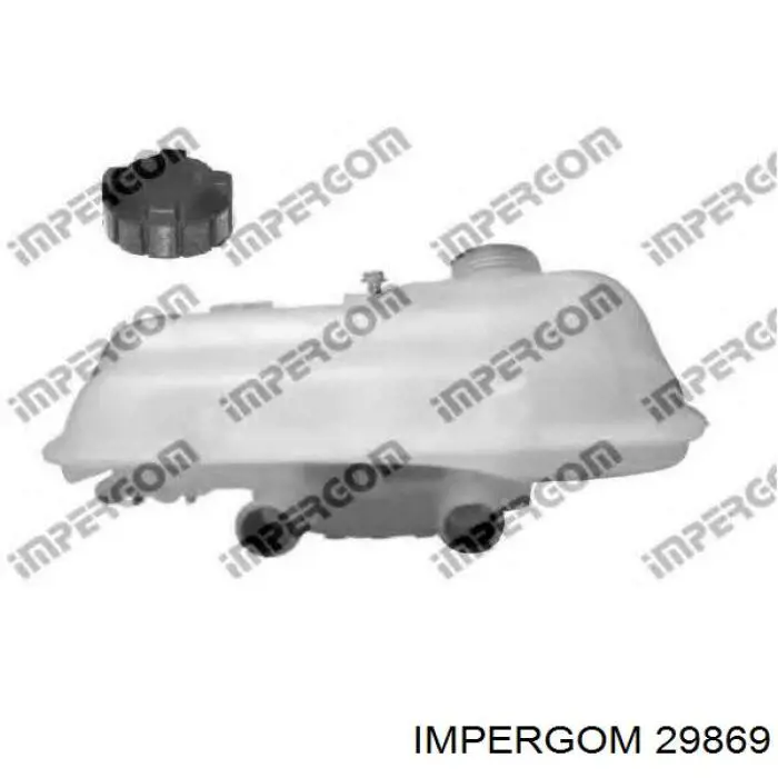 Vaso de expansión 7760964 Fiat/Alfa/Lancia