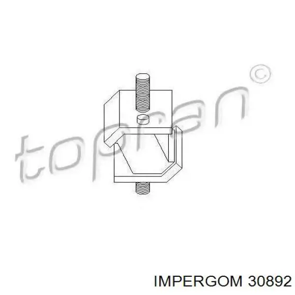 30892 Impergom suspensión, transmisión, izquierdo