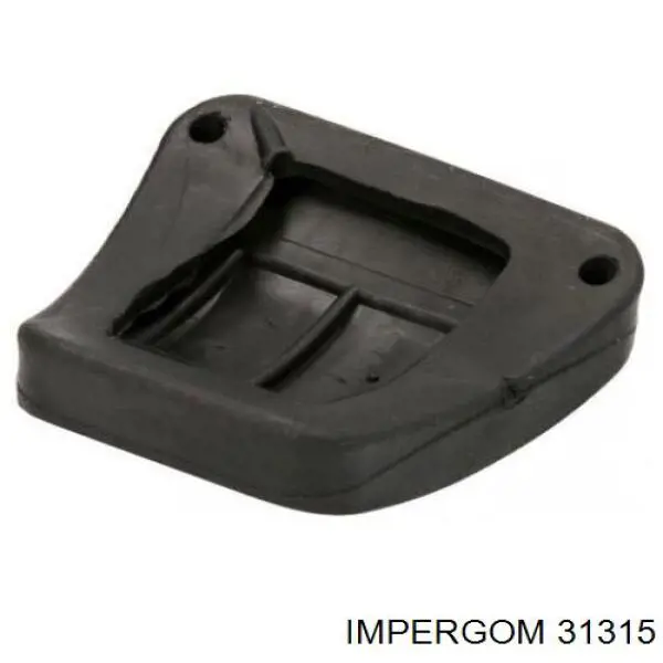 00425 Metalcaucho Cubierta del pedal de embrague