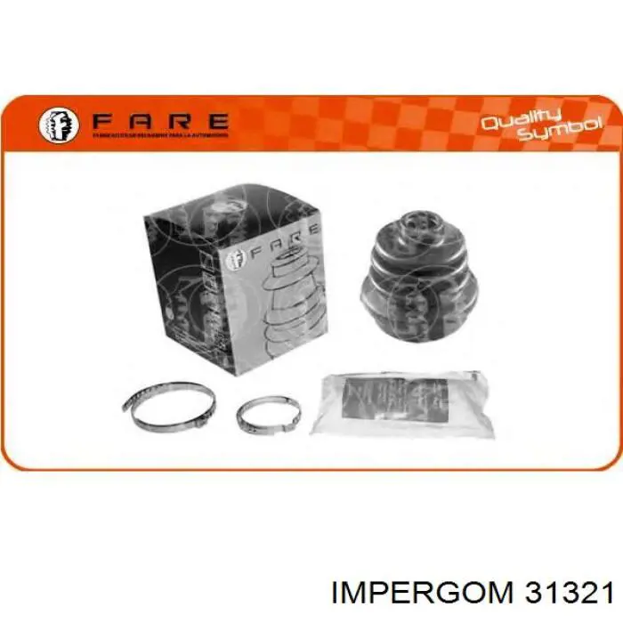 31321 Impergom fuelle, árbol de transmisión delantero interior