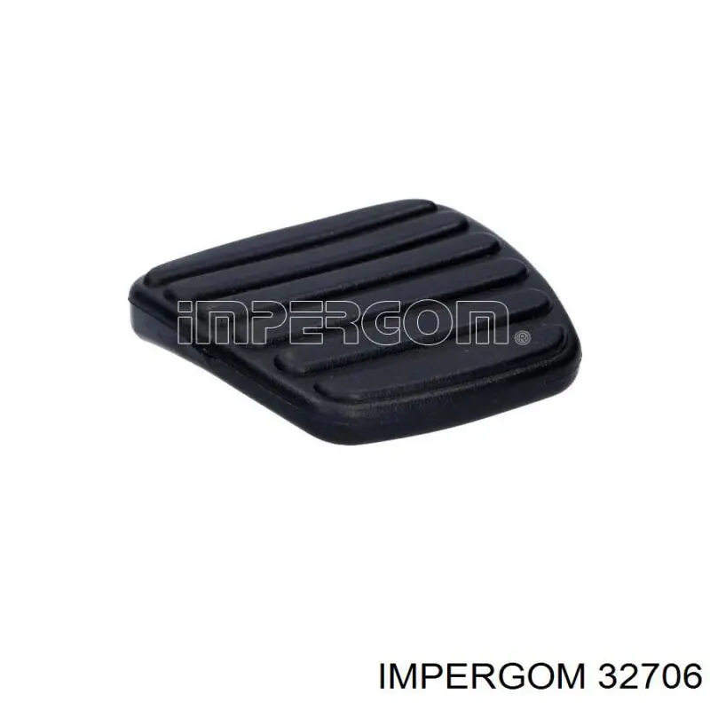 32706 Impergom revestimiento de pedal, pedal de freno