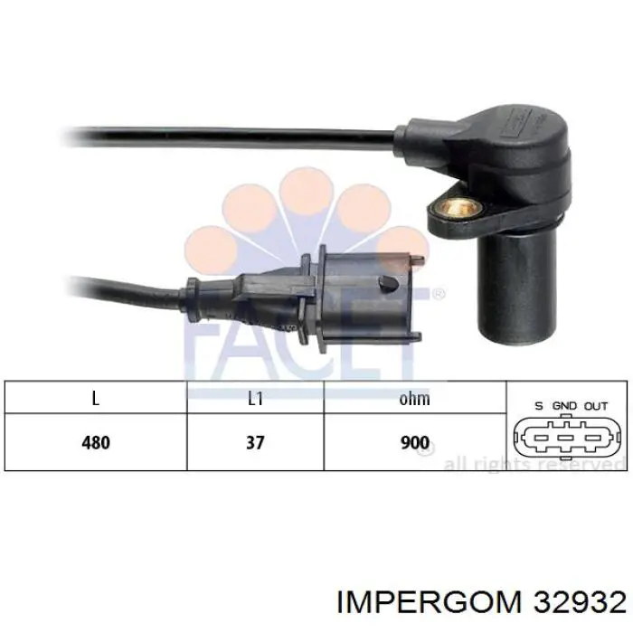 32932 Impergom soporte motor izquierdo