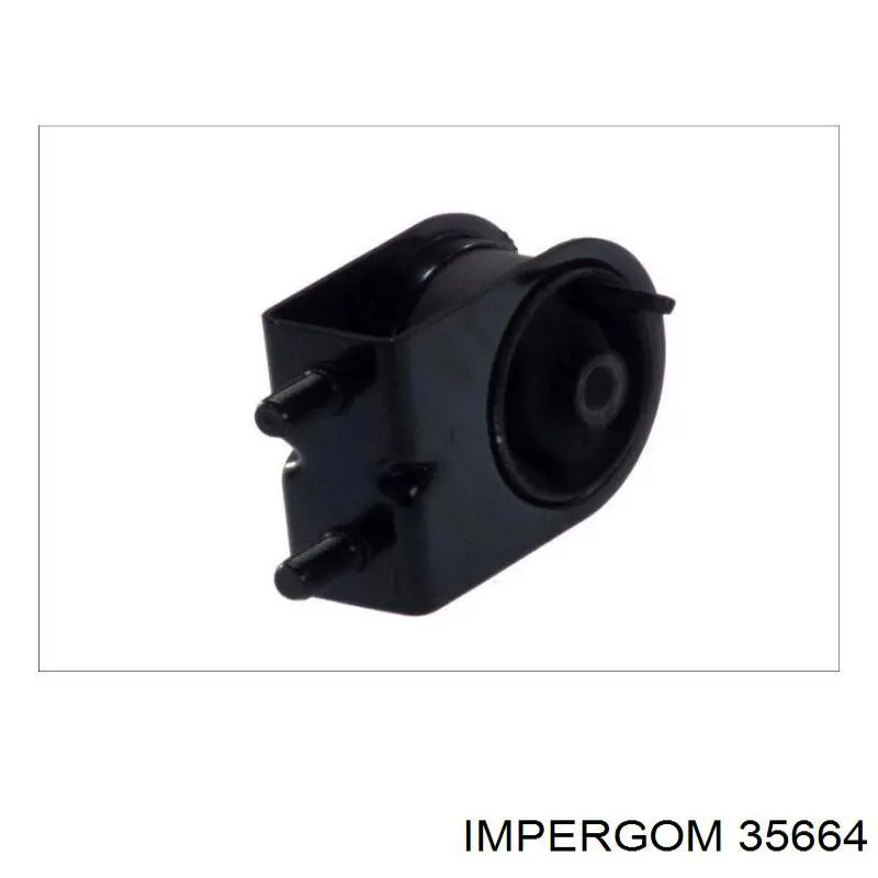 35664 Impergom soporte, motor, izquierdo, superior