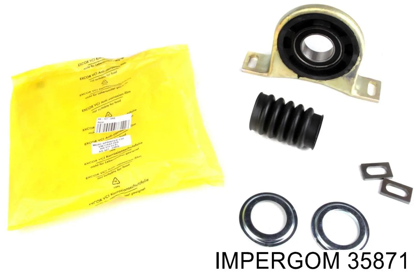 Comprar 35871 Impergom Rodamiento central del eje de transmisión