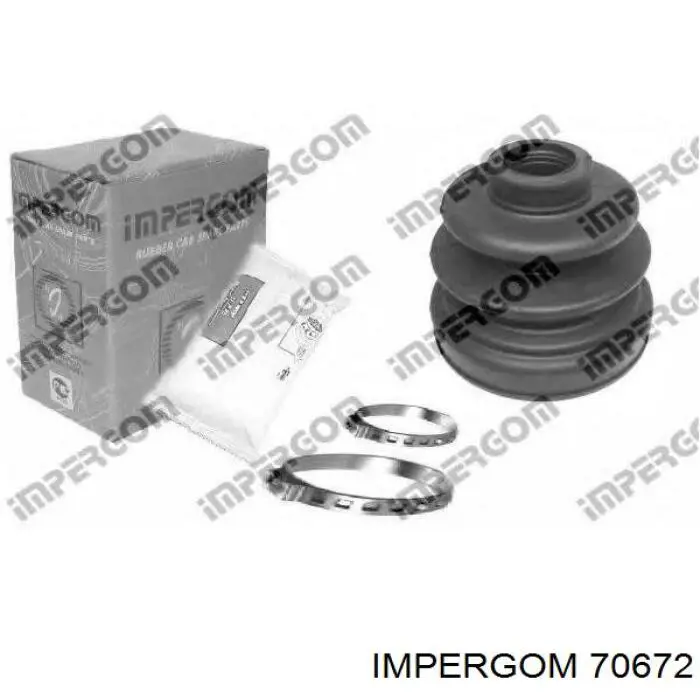 70672 Impergom fuelle, árbol de transmisión delantero interior