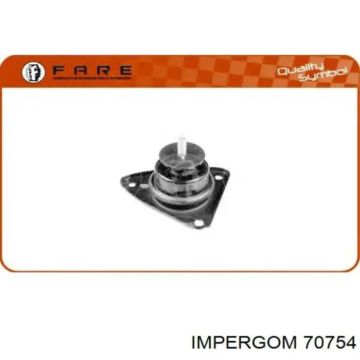 Soporte de motor derecho 70754 Impergom