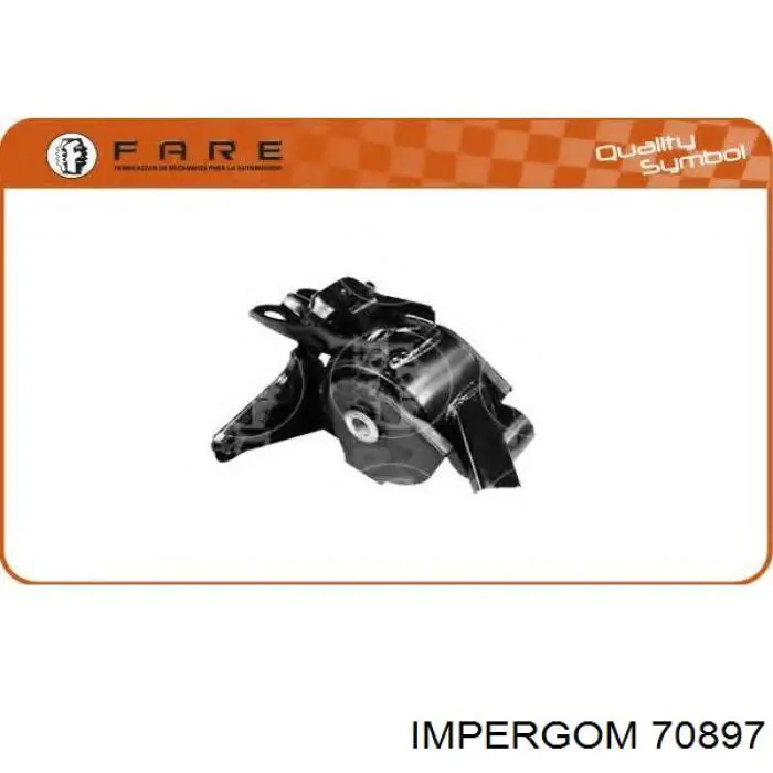 Soporte izquierdo del motor 70897 Impergom