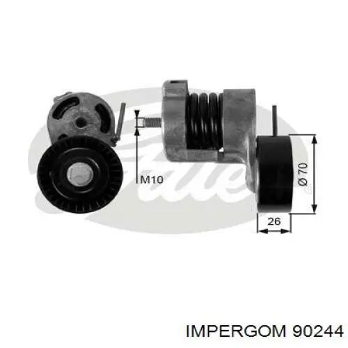Brida del sistema de refrigeración (triple unión) 068121133AF VAG