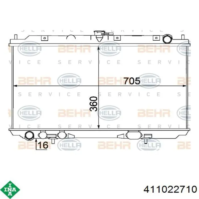 Comprar 411022710 INA Perno de volante de inercia
