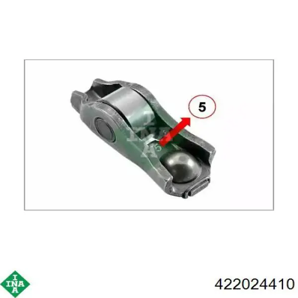 422 0244 10 INA palanca oscilante, distribución del motor, lado de admisión