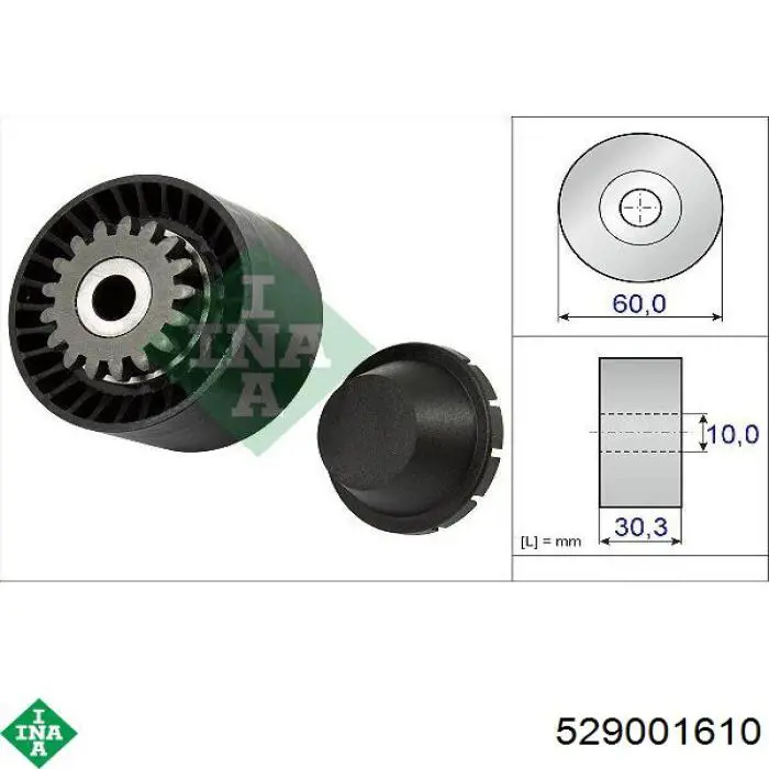 529 0016 10 INA correa de transmisión