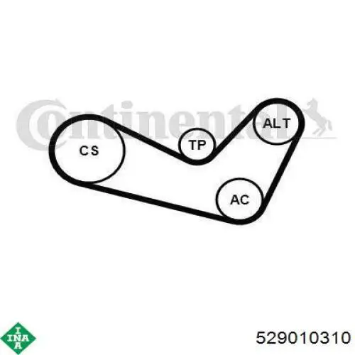 Correa de transmisión, juego INA 529010310 precio, desde 132,62 EUR
