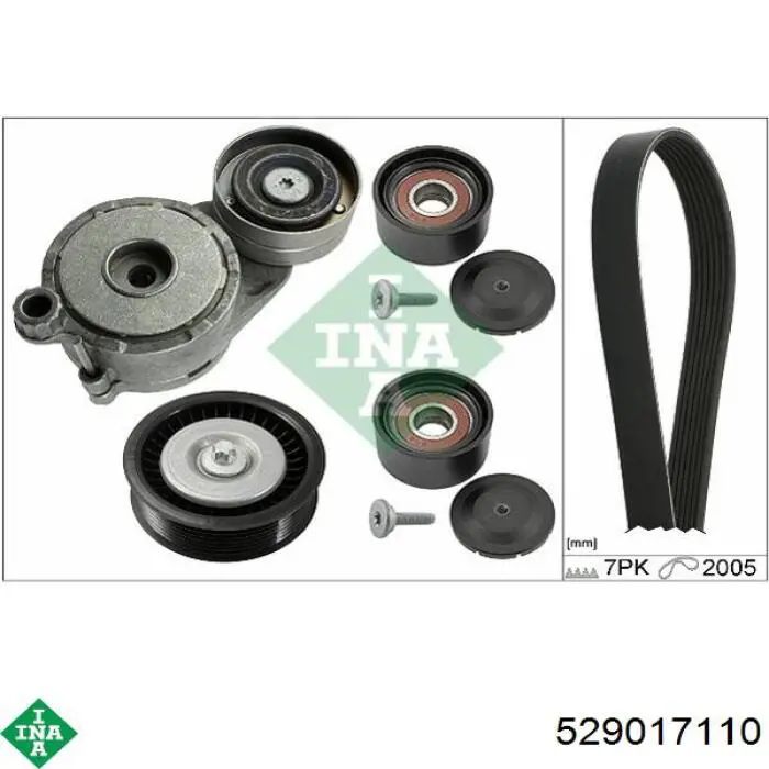 Correa de transmisión, juego INA 529017110 precio, desde 144,26 EUR