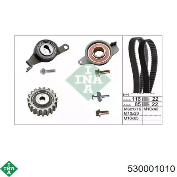 Juego de correas dentadas INA 530001010 precio, desde 93,15 EUR