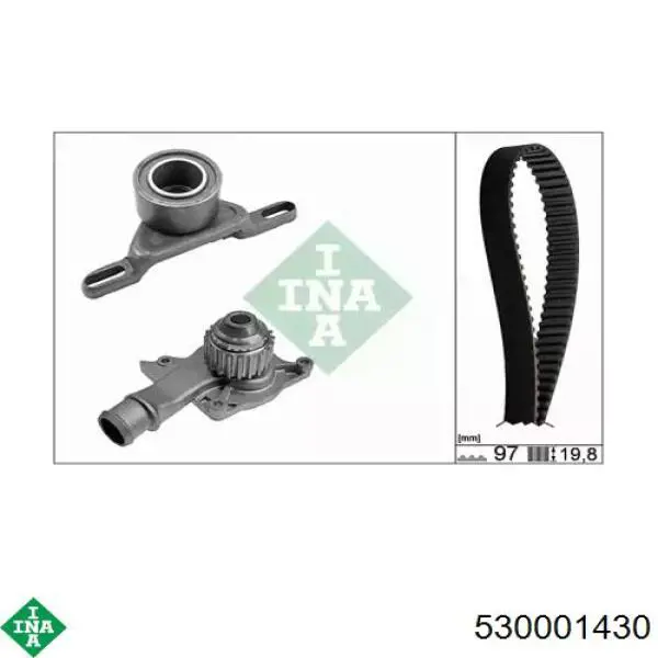 Comprar 530001430 INA Kit de correa de distribución