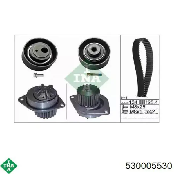 530005530 INA Kit correa de distribución