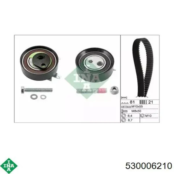 Kit de distribución 530006210 INA