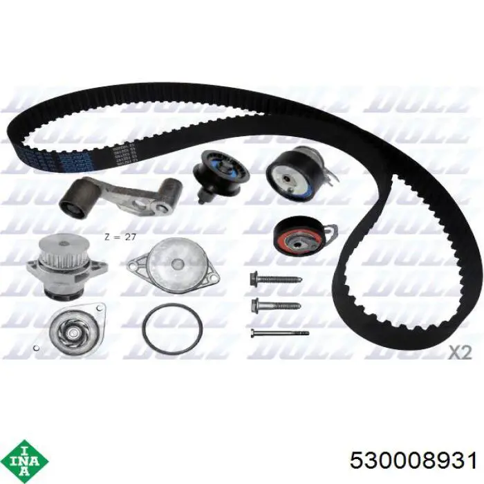 Kit distribución INA 530008931