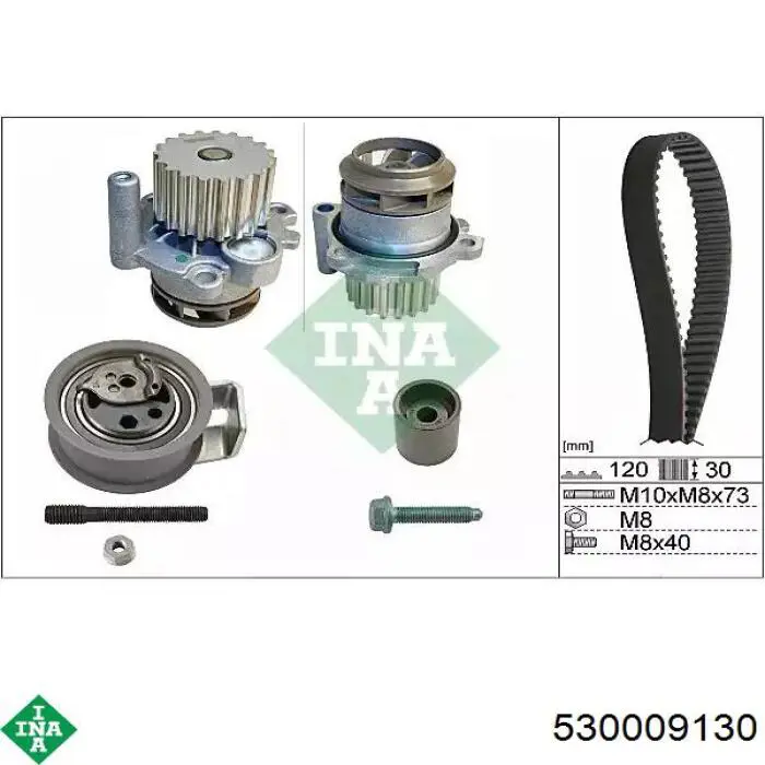 Comprar 530009130 INA Kit de correa de distribución