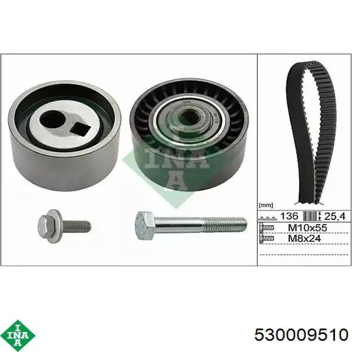 Comprar 530009510 INA Kit de correa de distribución