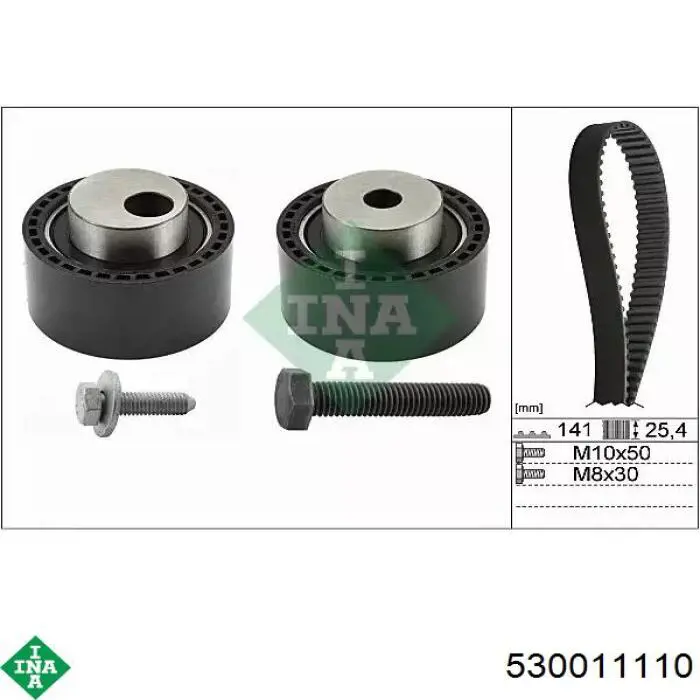 Comprar 530011110 INA Kit de correa de distribución