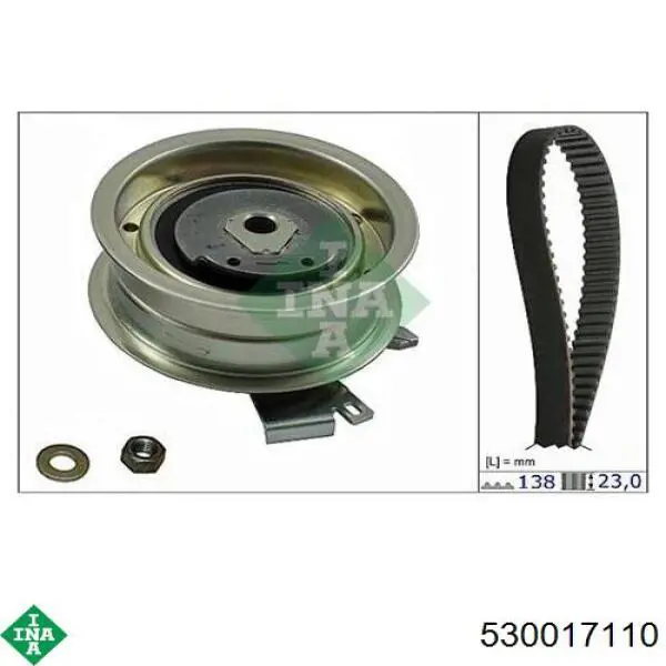 530017110 INA Kit correa de distribución