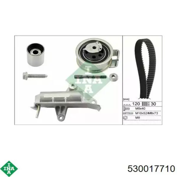 Comprar 530017710 INA Kit de correa de distribución