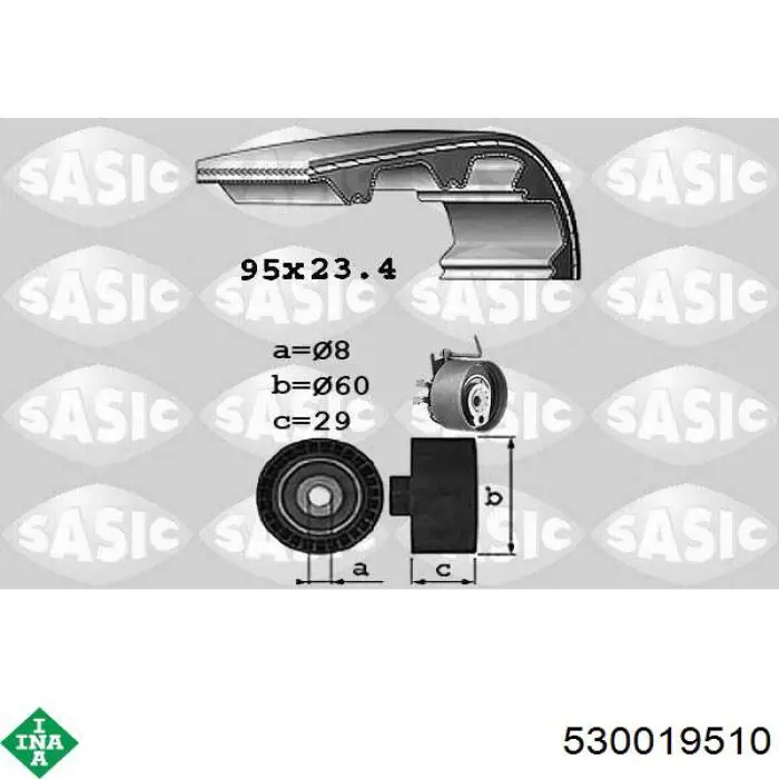 Kit de distribución 530019510 INA
