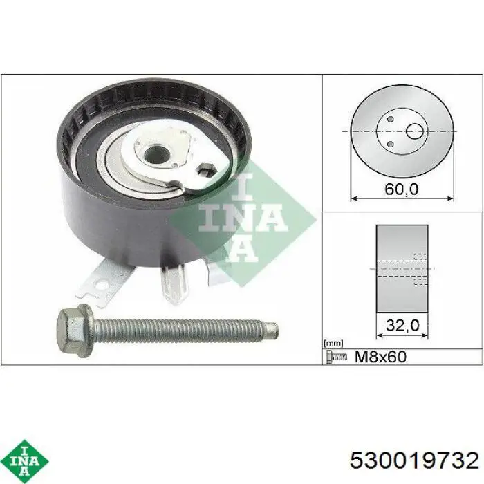 Comprar 530019732 INA Kit de correa de distribución