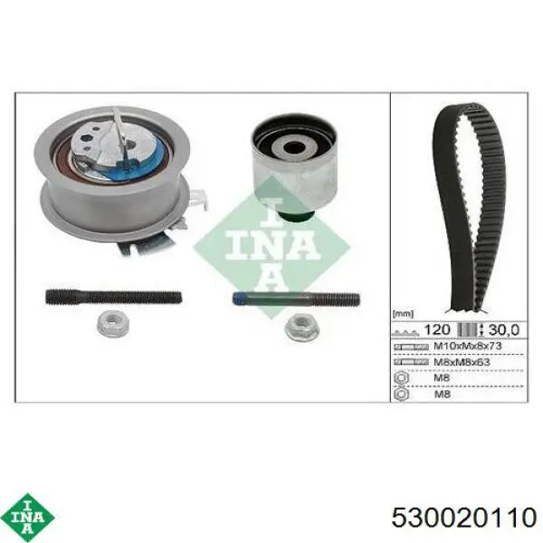 Juego de correas dentadas INA 530020110 precio, desde 96,02 EUR