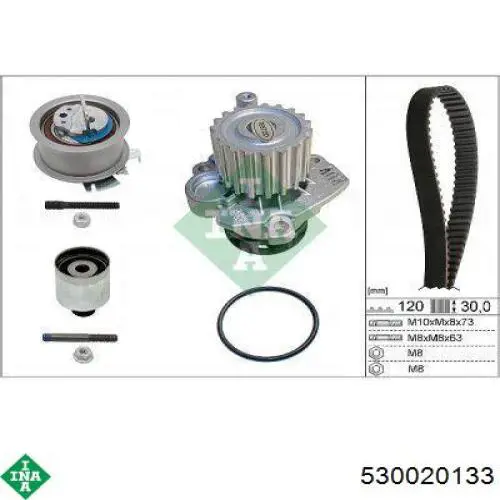 Comprar 530020133 INA Kit de correa de distribución