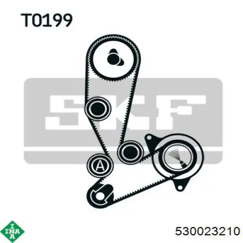 Juego de correas dentadas INA 530023210 precio, desde 221,97 EUR