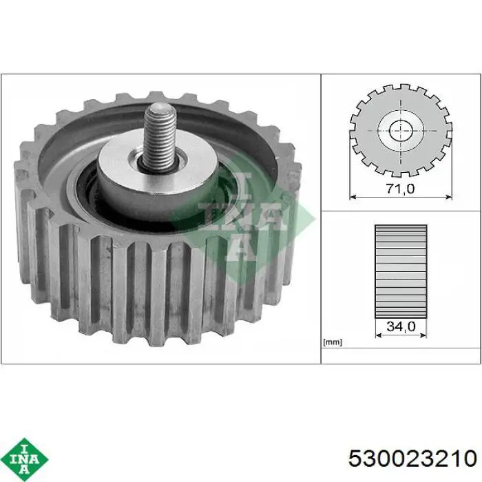 Comprar 530023210 INA Kit de correa de distribución