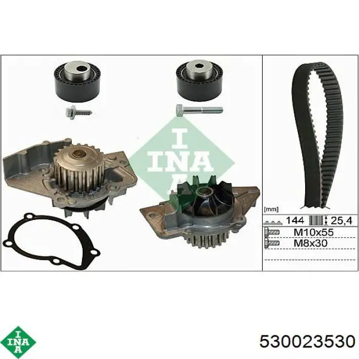 530 0235 30 INA kit correa de distribución