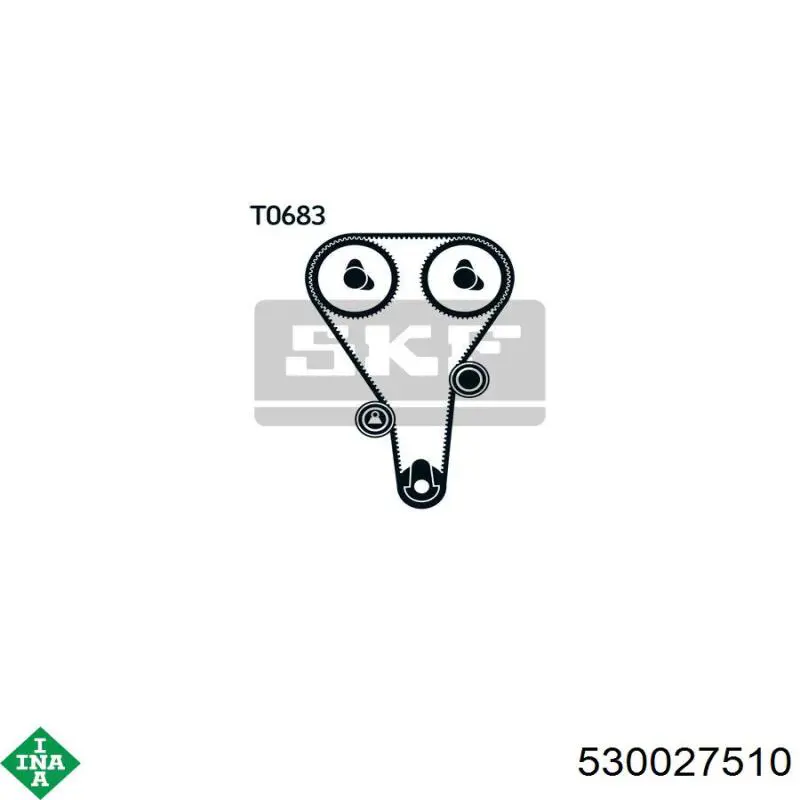 Juego de correas dentadas INA 530027510 precio, desde 181,02 EUR