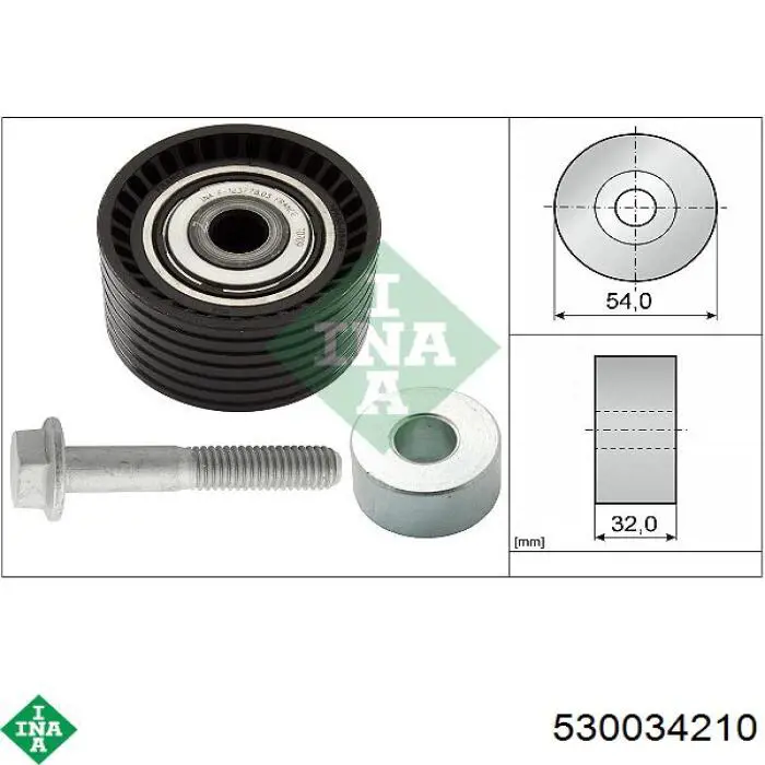 530034210 INA kit correa de distribución