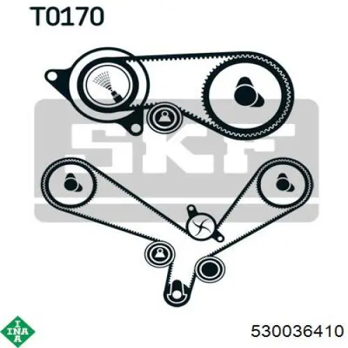Kit de distribución 530036410 LUK