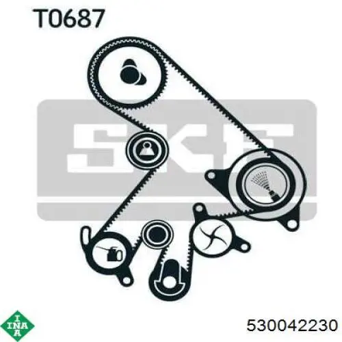 Kit correa de distribución Toyota Corolla E12