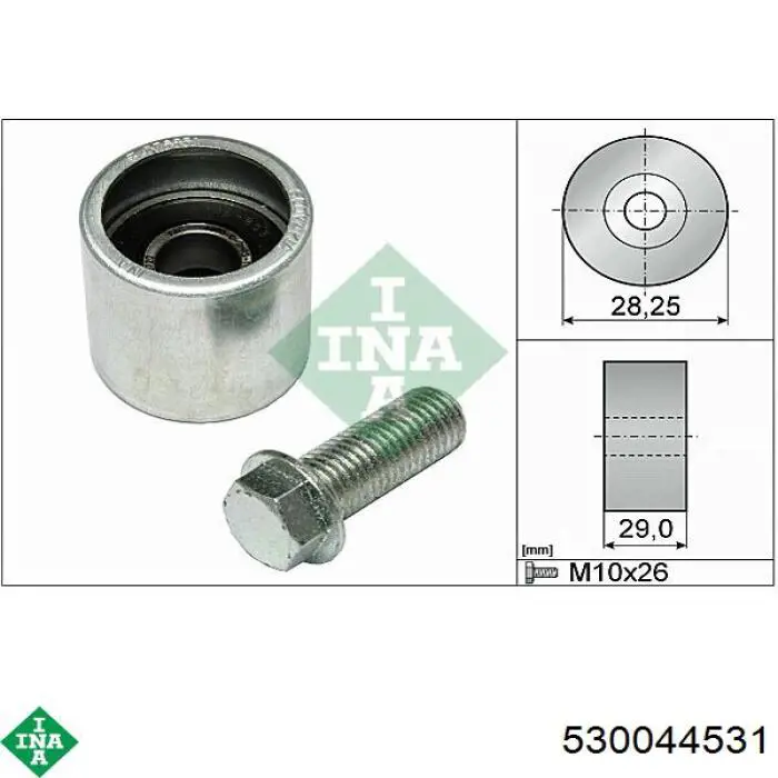 Kit de distribución 530044531 INA