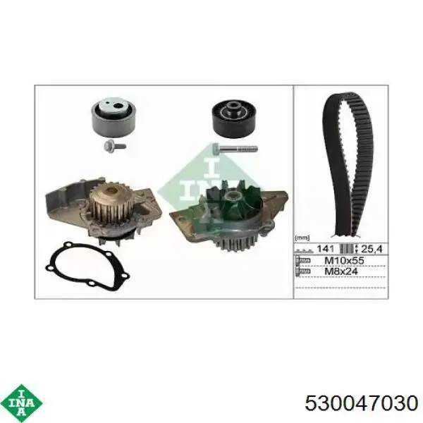Comprar 530047030 INA Kit de correa de distribución