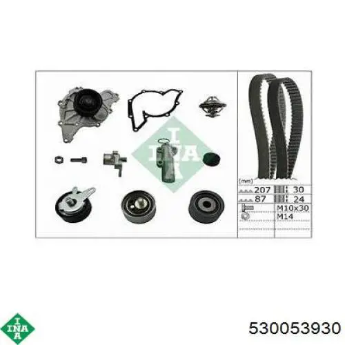 Comprar 530053930 INA Kit de correa de distribución