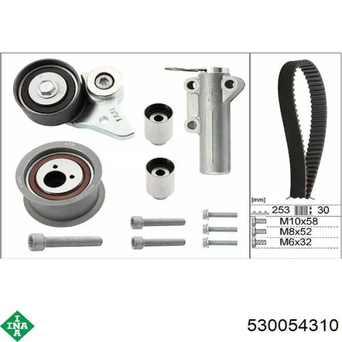 Kit de distribución 530054310 INA