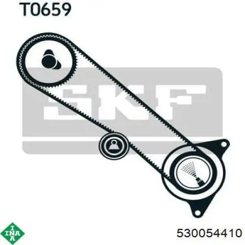 Juego de correas dentadas INA 530054410 precio, desde 420,66 EUR