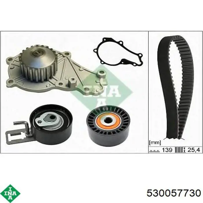 Comprar 530057730 INA Kit de correa de distribución